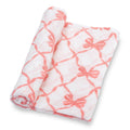 Beautiful Bows Muslin Swaddle
