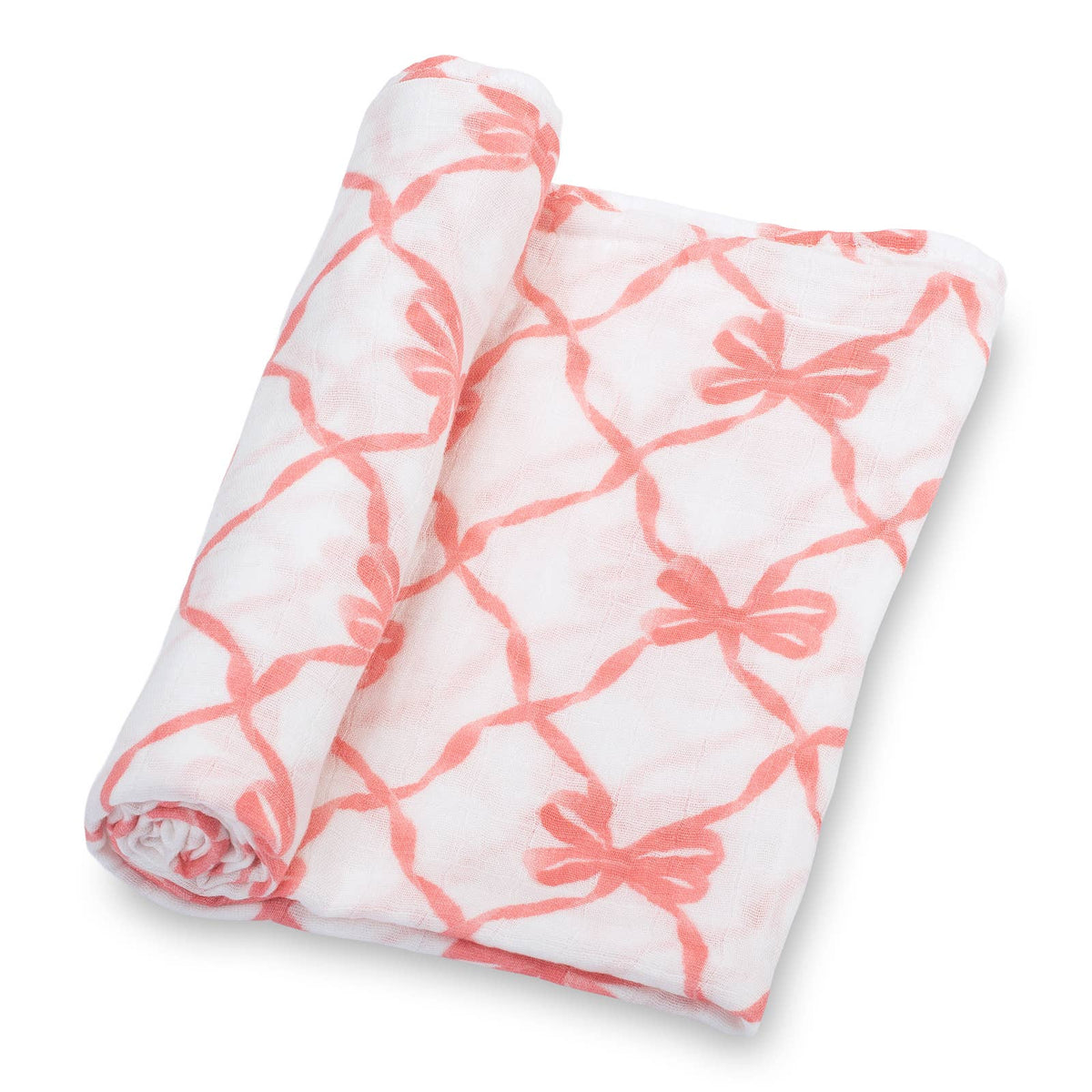 Beautiful Bows Muslin Swaddle