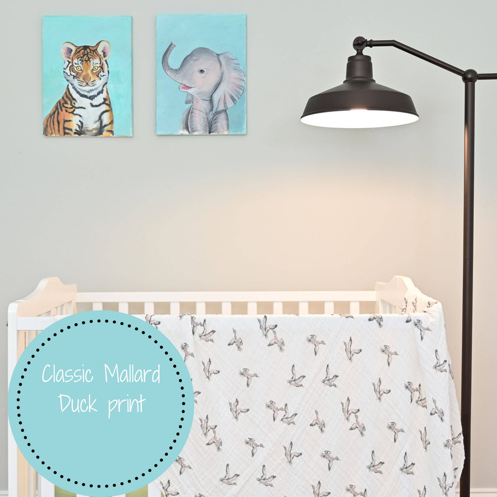 Little Duck Muslin Swaddle