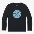 Kids long sleeve basketball tee