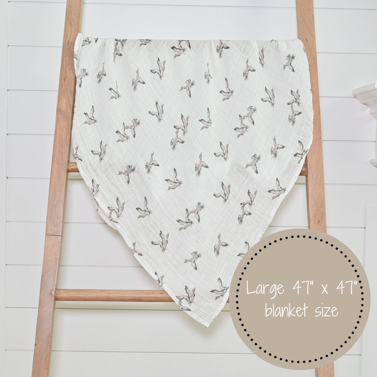Little Duck Muslin Swaddle