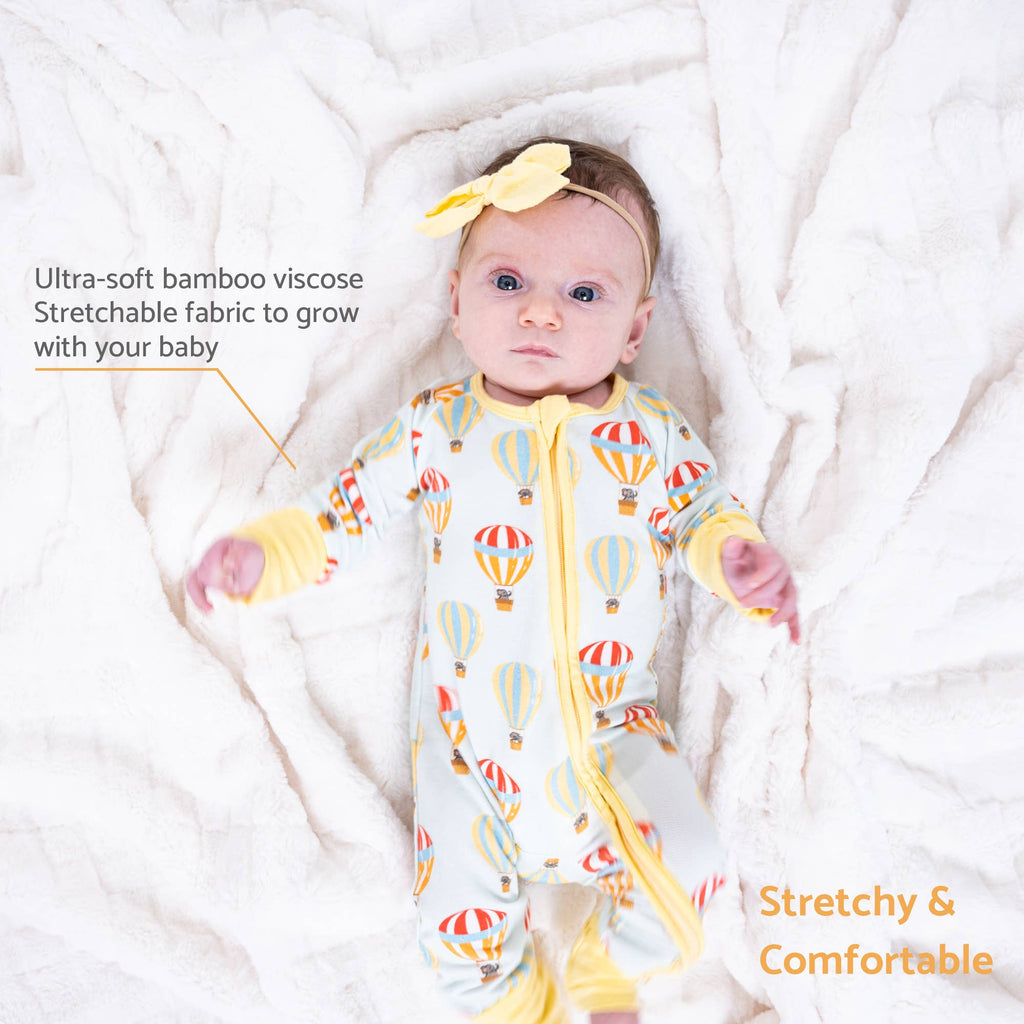 Hot Air Balloon Zip Pajamas
