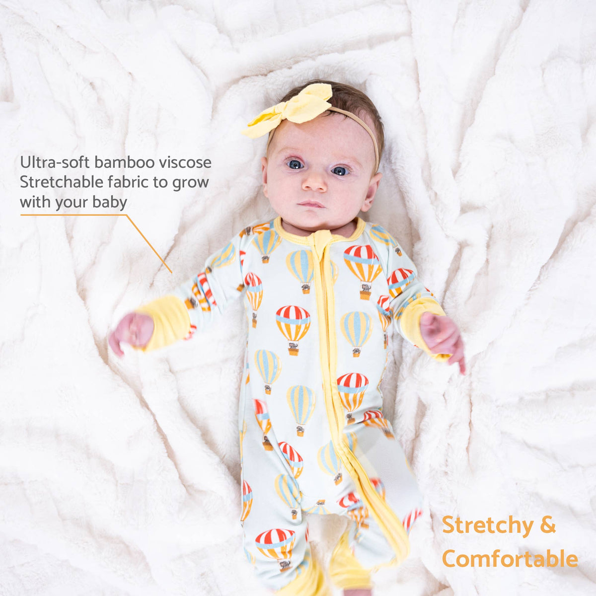 Hot Air Balloon Zip Pajamas