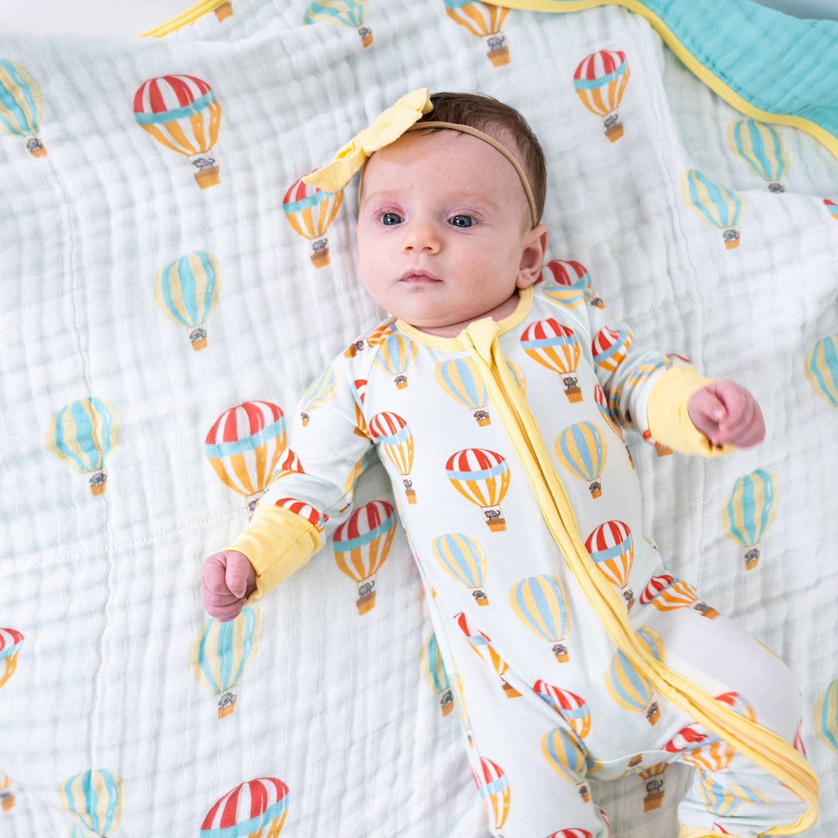 Hot Air Balloon Zip Pajamas