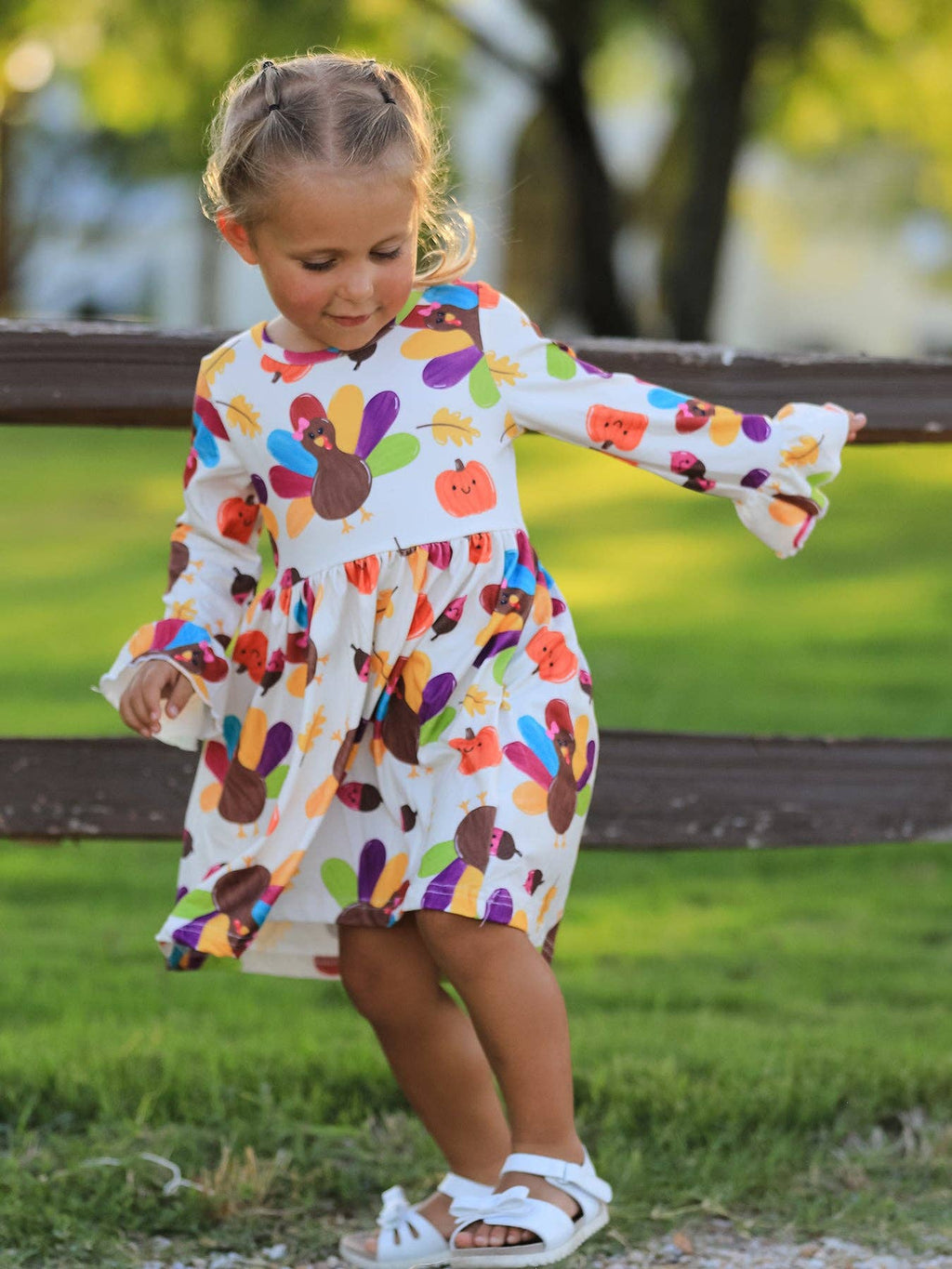 Little Turkey Thanksgiving Dress