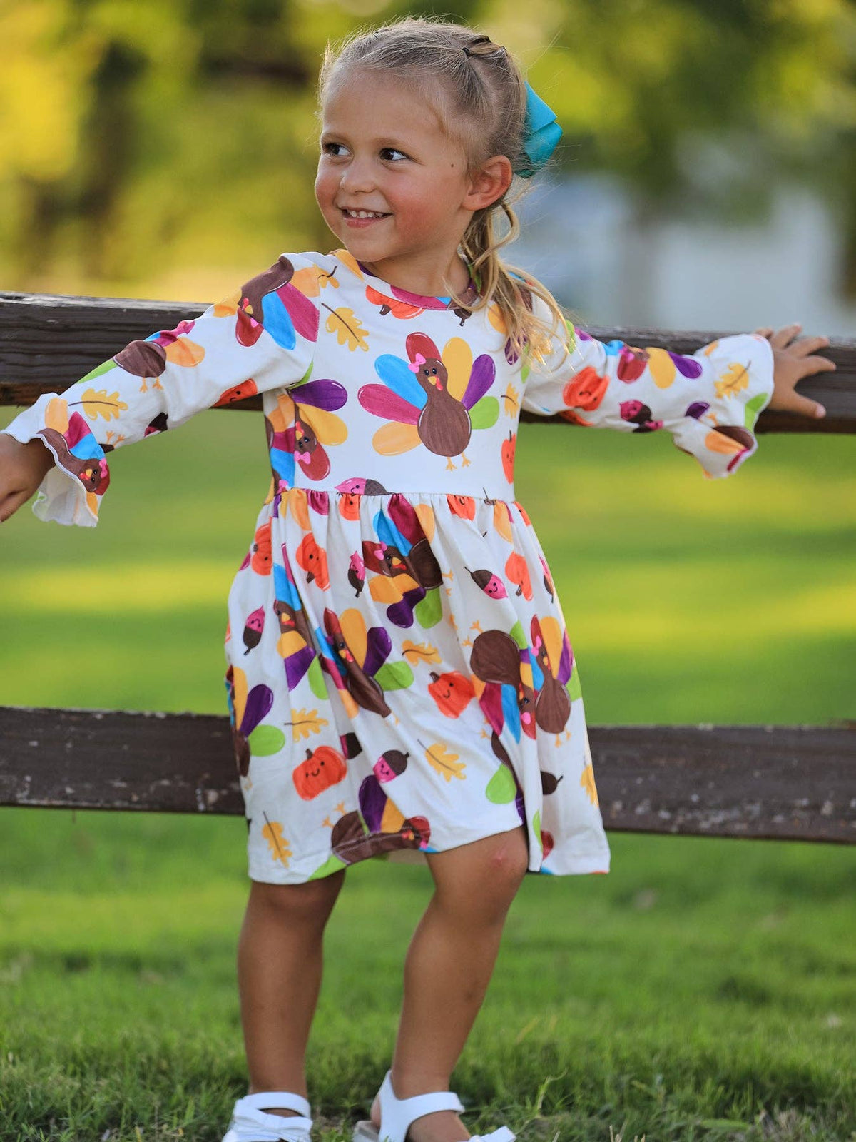 Little Turkey Thanksgiving Dress