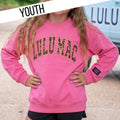 Bubblegum Leopard Tween Crewneck