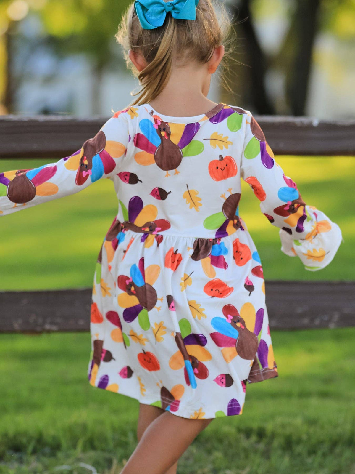 Little Turkey Thanksgiving Dress