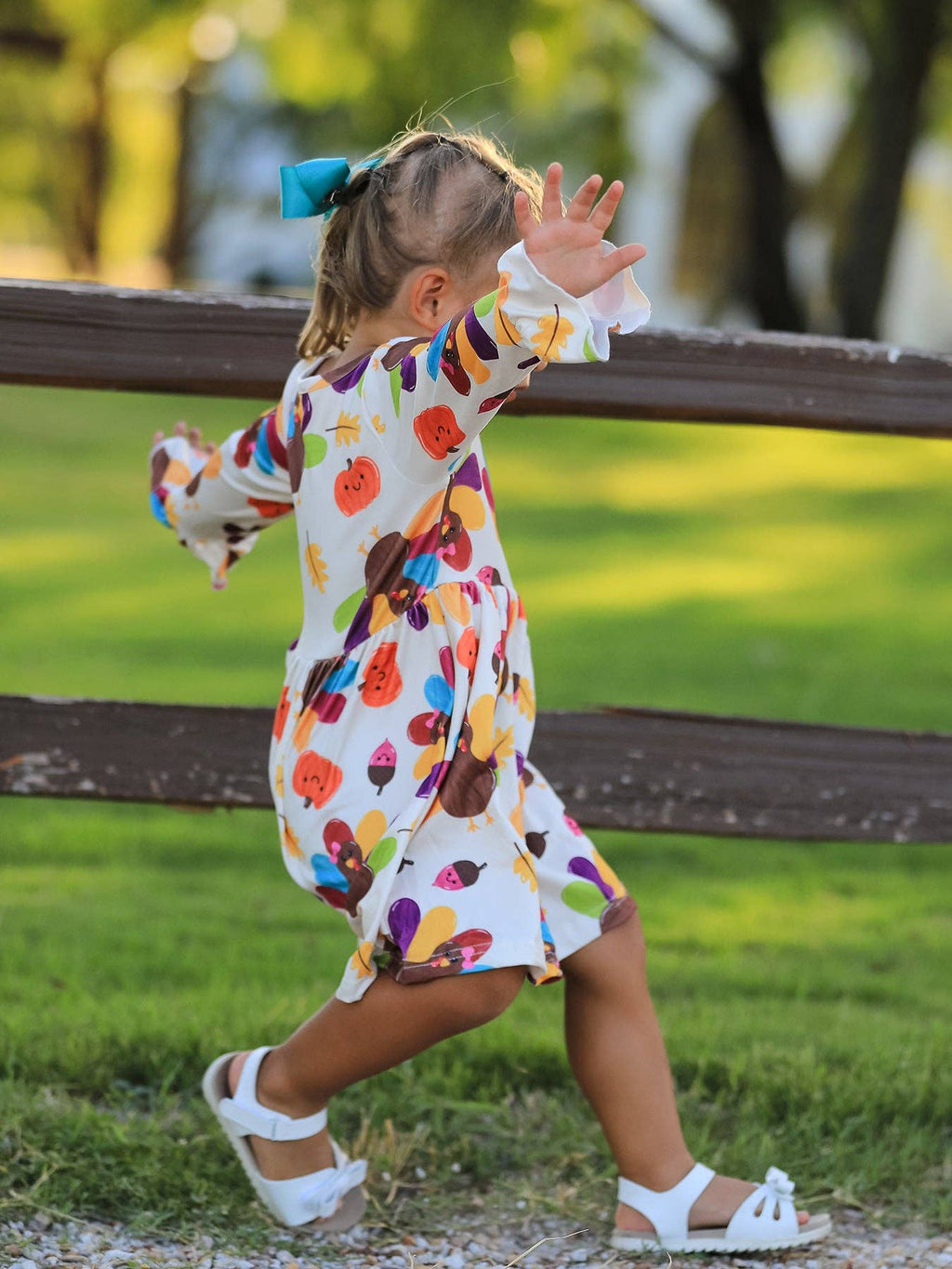 Little Turkey Thanksgiving Dress