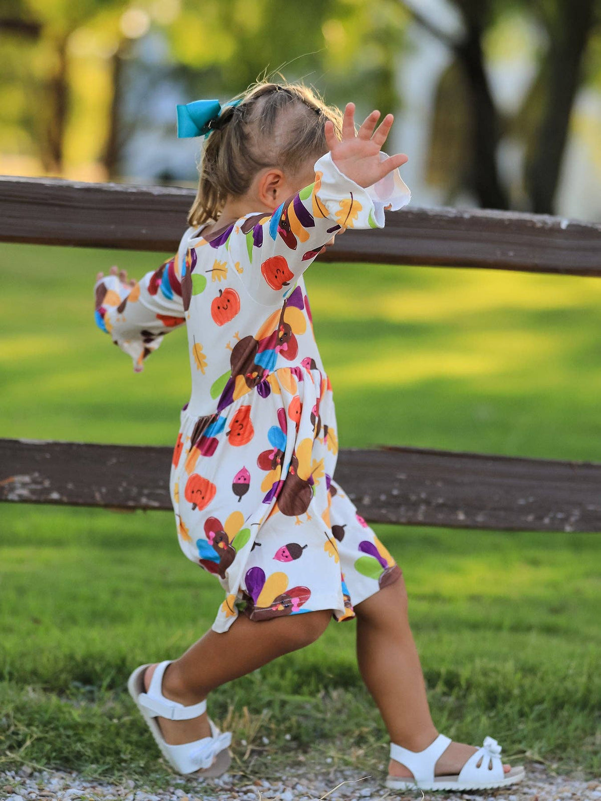 Little Turkey Thanksgiving Dress