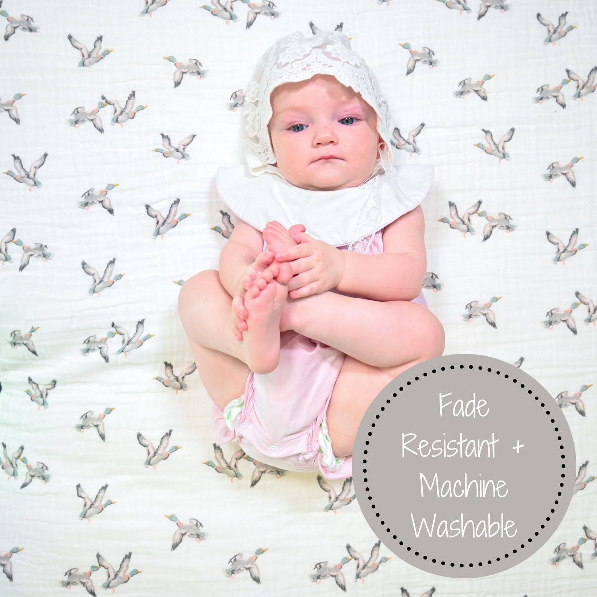 Little Duck Muslin Swaddle