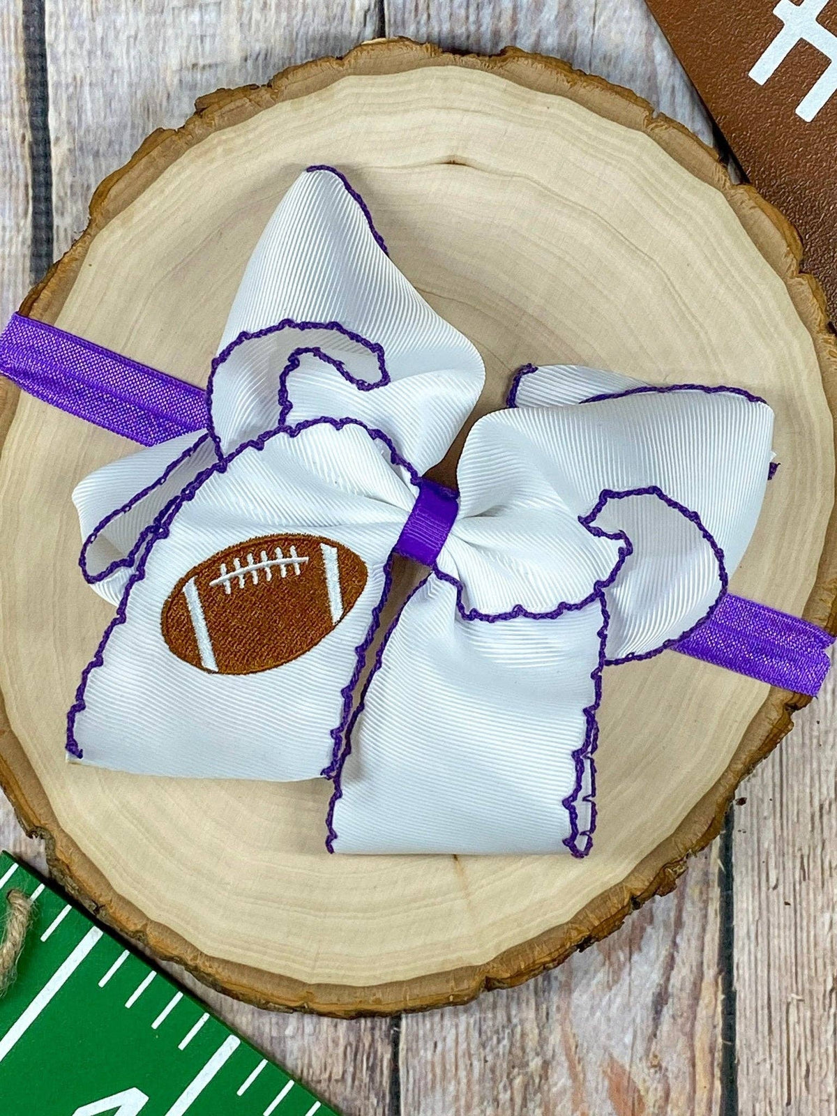 Game Day Football Bow