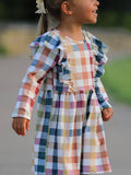Autumn Plaid Girls Dress