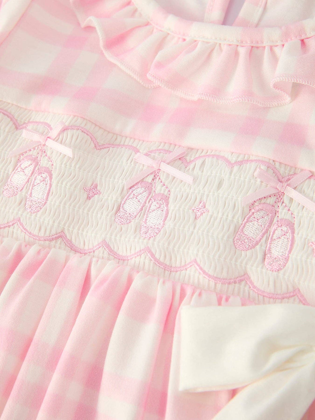 Pink Plaid Ballet Dress