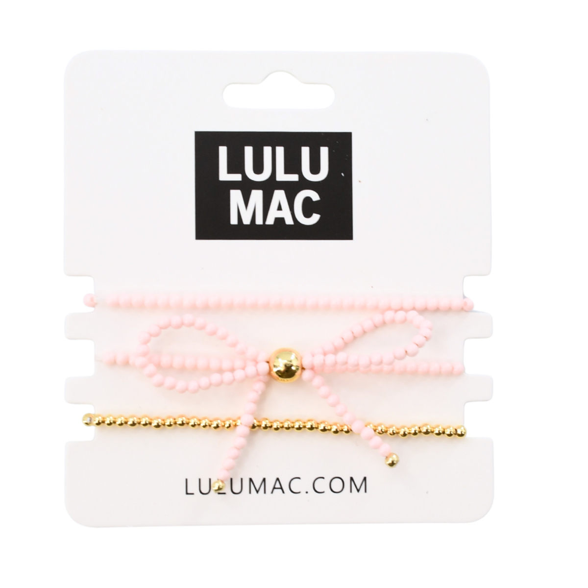 Light Pink Bow Bracelets
