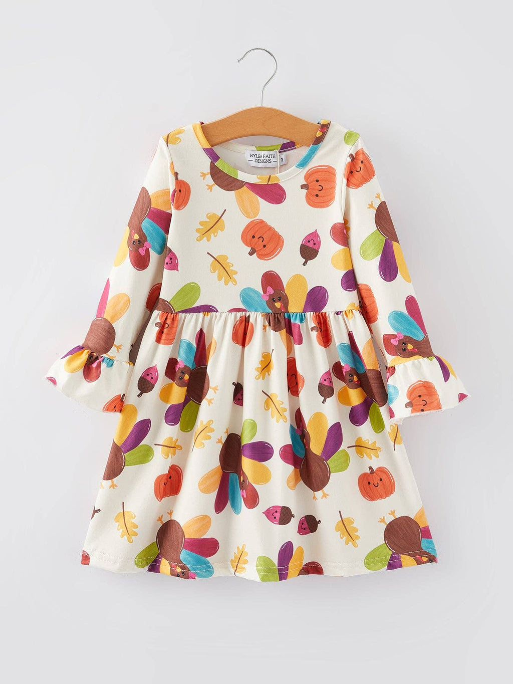 Little Turkey Thanksgiving Dress
