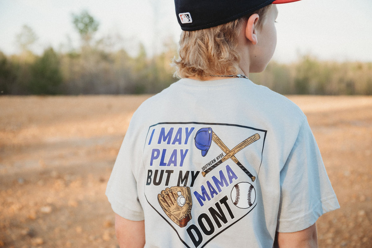 I May Play- baseball tee